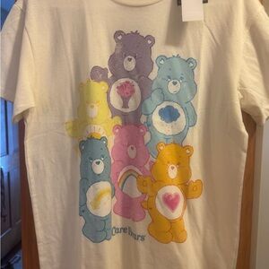 Care Bears Kids T-Shirt - White with Colorful Bears